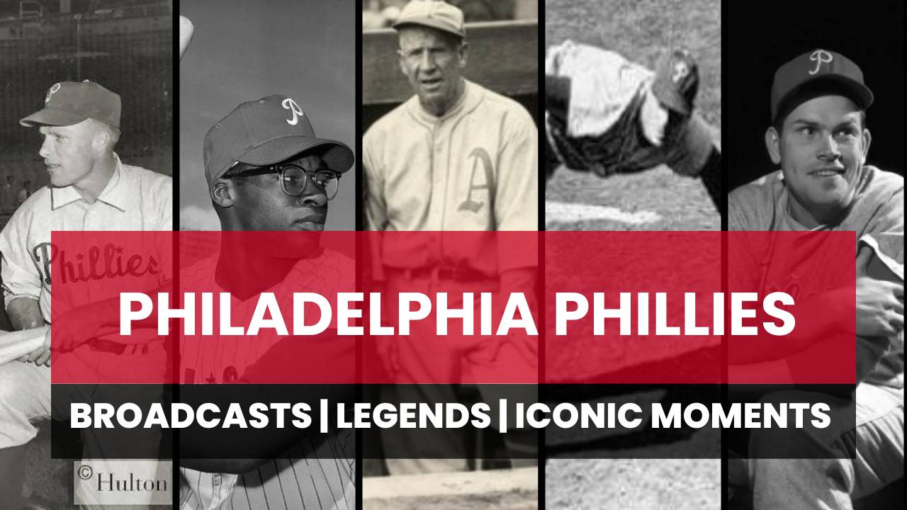 Philadelphia Phillies Classic Radio Broadcasts classic baseball broadcast
