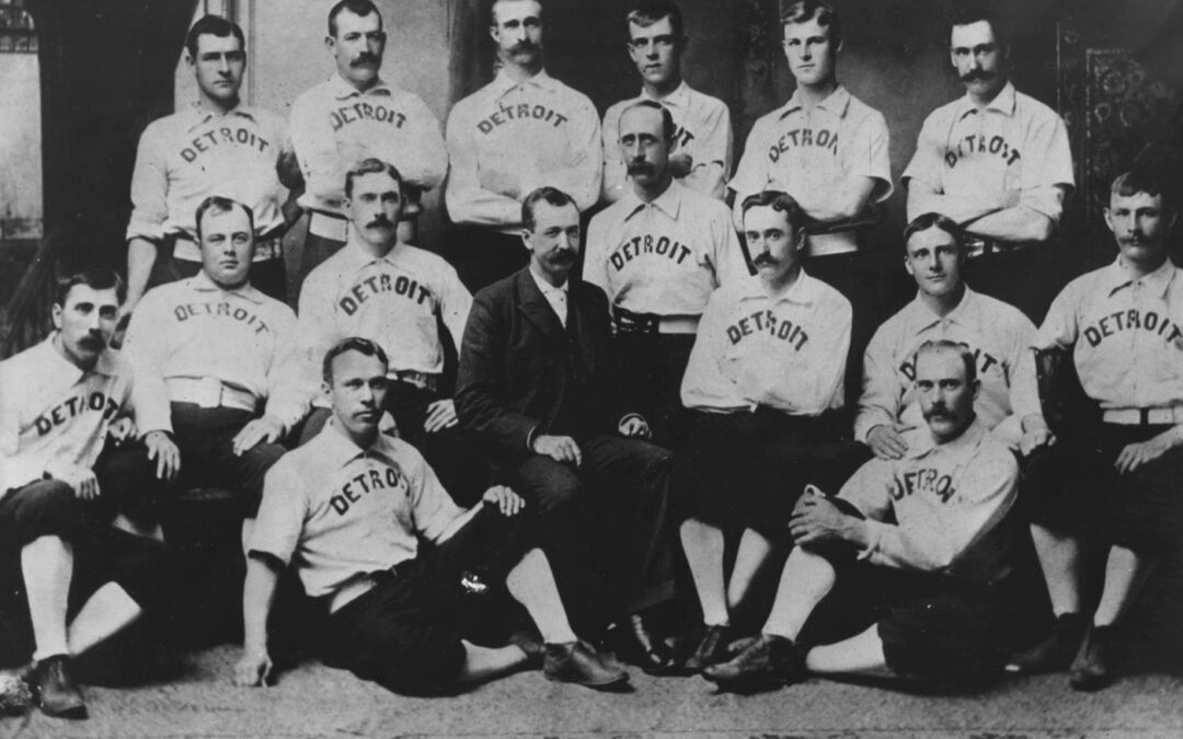 After a week of conditioning in Macon, Georgia, the Detroit Wolverines National League club team begins a six-week spring exhibition tour through the South and Midwest.