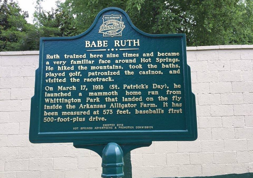 Babe Ruth Launches 570 foot Homerun